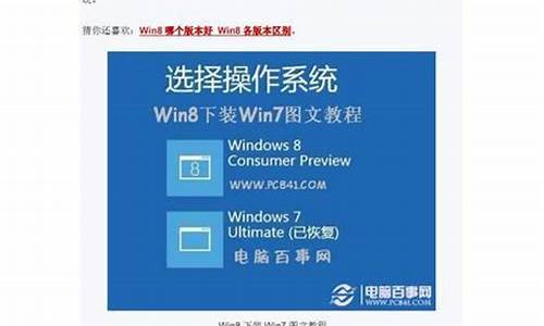 win7win8双系统怎么装_w8系统下安装w7双系统